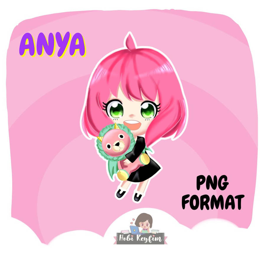 Spy x Family Anya Forger Sticker Design by hobikeyfim on DeviantArt