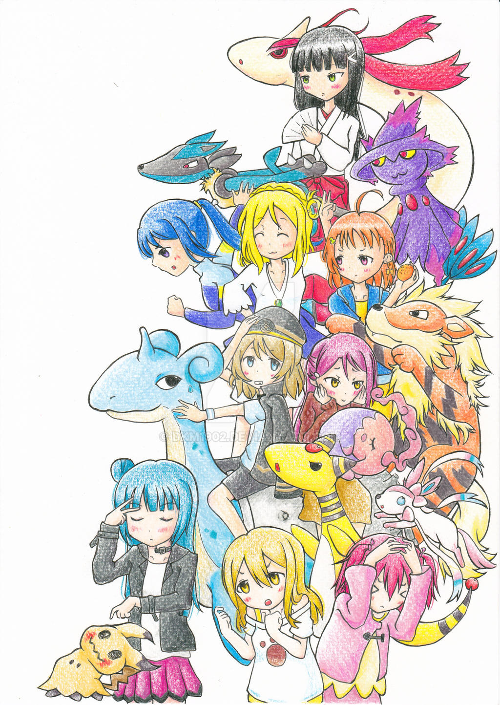 Love Live Sunshine Aqours X Pokemon By Dkm1902 On Deviantart Love Live Sunshine Aqours X Pokemon By Dkm1902 On Deviantart