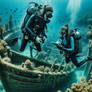 Wreck divers