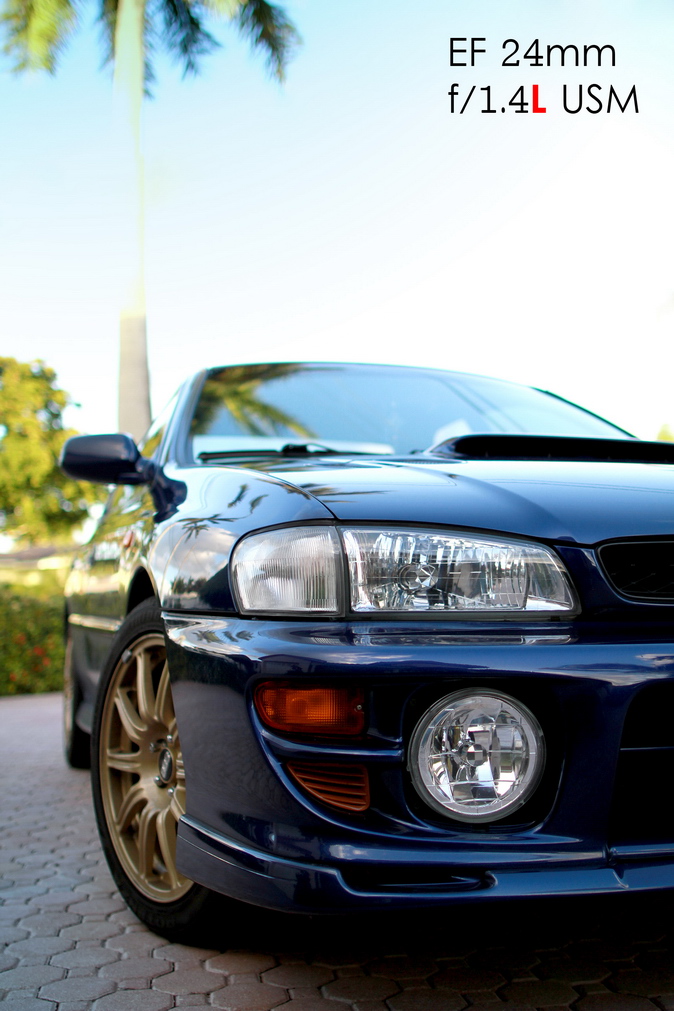 Subaru Impreza with EF24mm