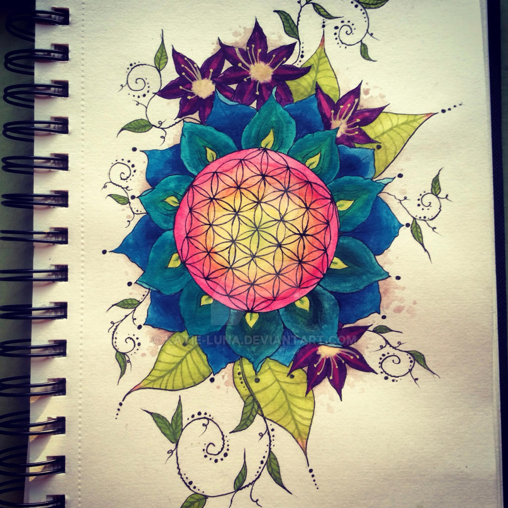 Flower of life shoulder piece