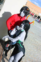 Porrim and Kankri cosplay - Homestuck