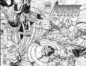 Avengers Cover Commish