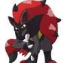 Pokemon Fusion: zoroark + lucario