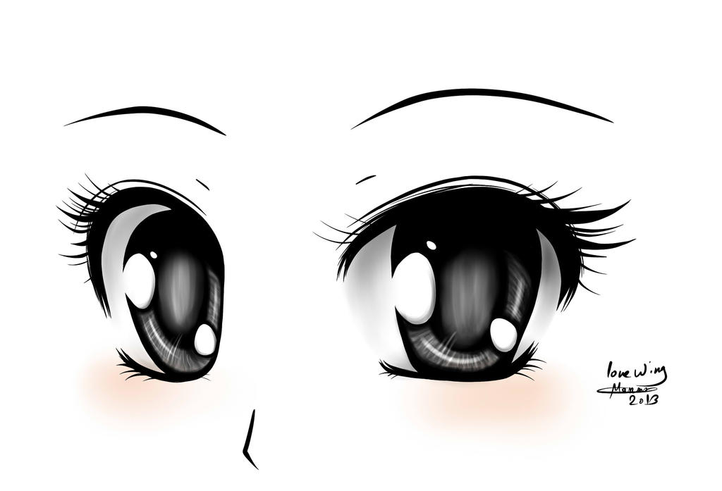 Anime eyes by LOVE--WING on DeviantArt