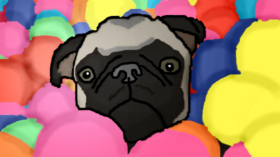 Guppy top the pug