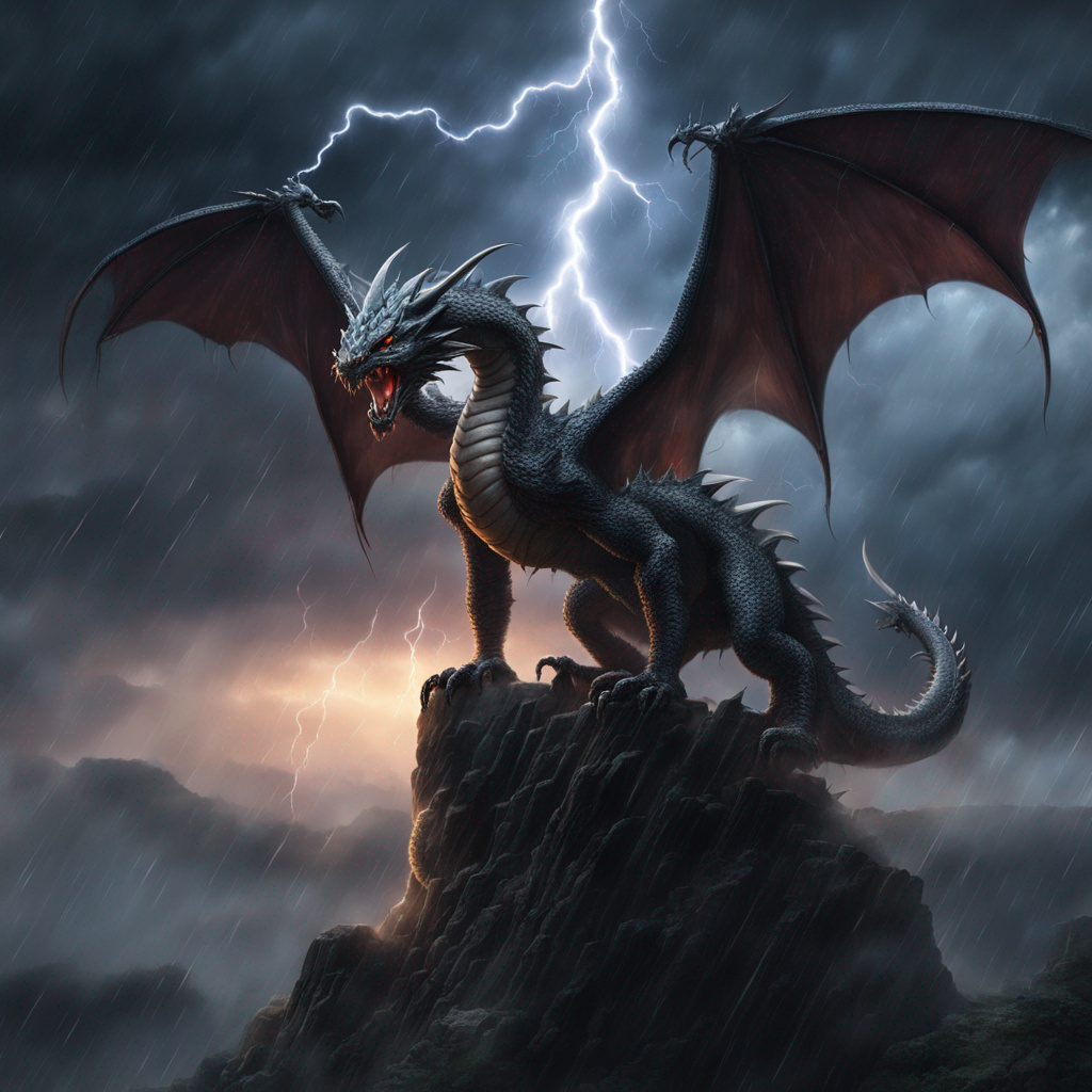 Dragon in a Thunderstorm