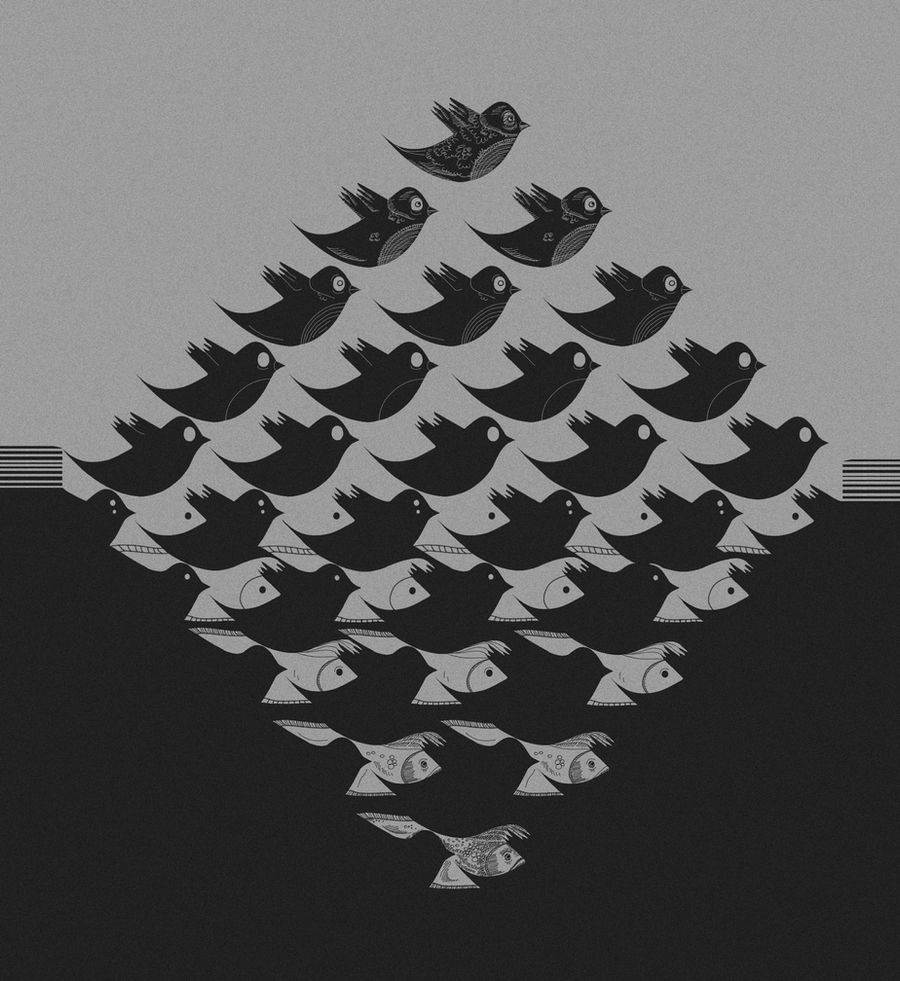 Tweeting with Escher