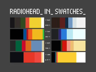 Radiohead in Swatches
