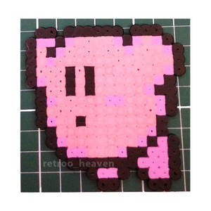 Kirby Nes 8 Bit Hamabeads Sprite Perler Pixel Art