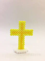 Hama bead perle Art: Christian Cross