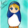 Me in a chibi penguin suite