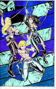 Danger Girl Coloring Book page 1