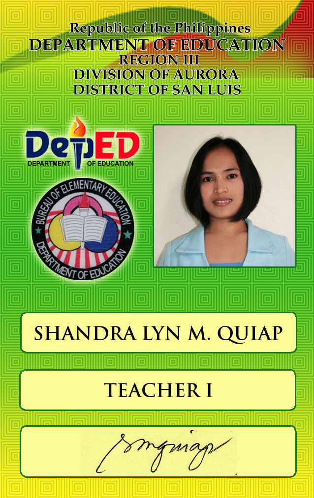 Id Template Free Download Deped