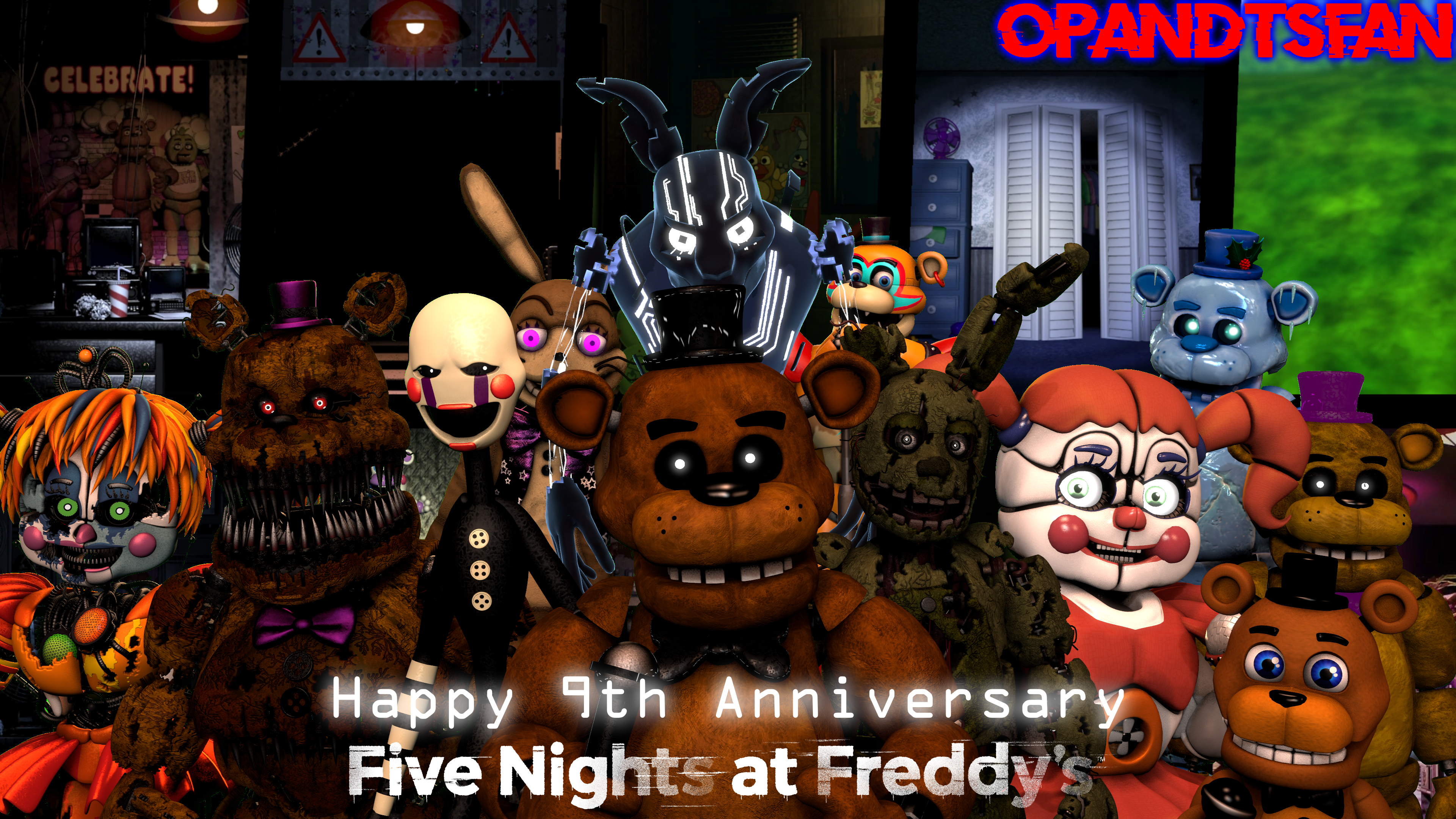 Happy 9th Anniversary Five Nights At Freddy's! : r/fivenightsatfreddys