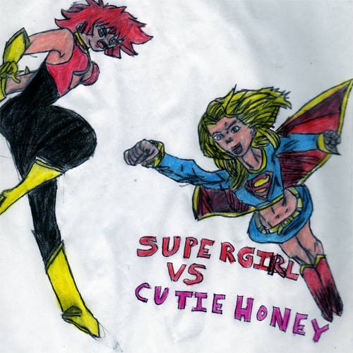 Supergirl Vs Cutie Honey