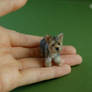 Miniature Terrier Mix Dog Handmade Sculpture