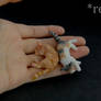 Miniature Cats Sleeping * Handmade Sculpture *