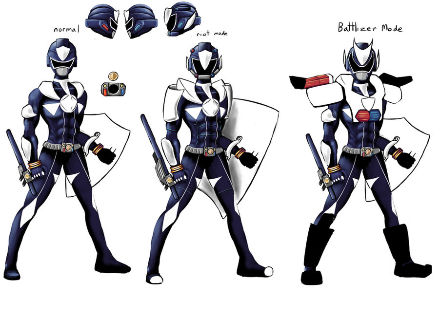 Blue SPD ranger concepts by Desrook on DeviantArt