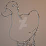 Wire Duck Drawing 104