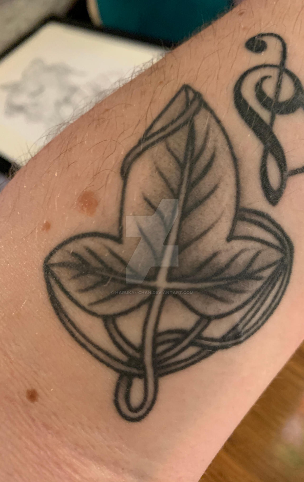 Leaf of Lorien Tattoo (Lord of the Rings) by Harukachan on DeviantArt