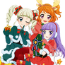 Aikatsu Merry Chritsmas Akari,Yurika Sumire Render