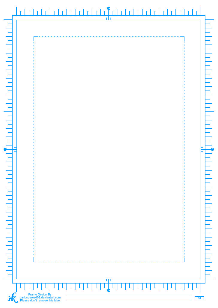 Comic Writing Frame - B4 by carlosperez408 on DeviantArt