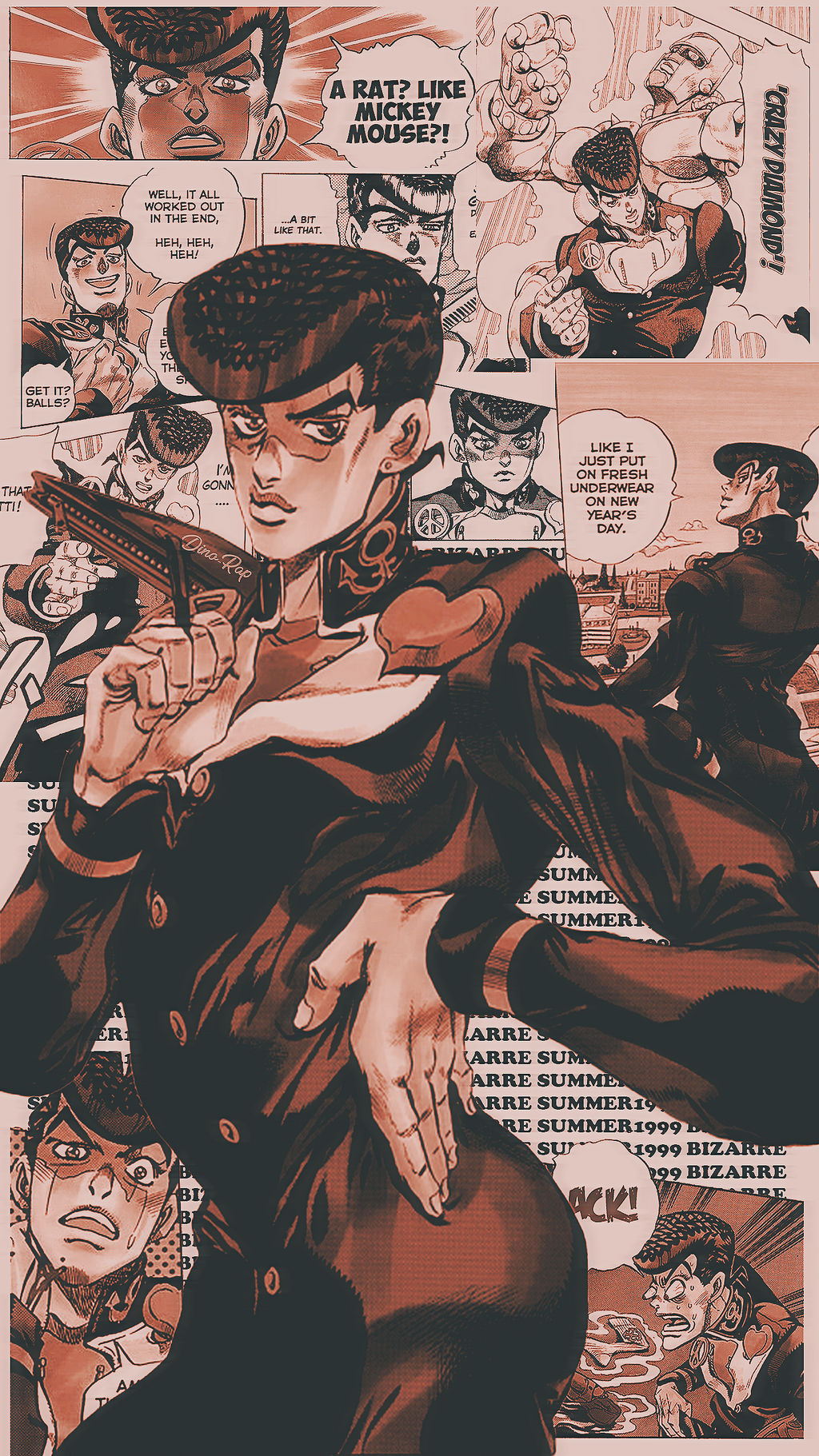 Higashikata Josuke By Dino Rap On Deviantart Higashikata Josuke By Dino Rap On Deviantart