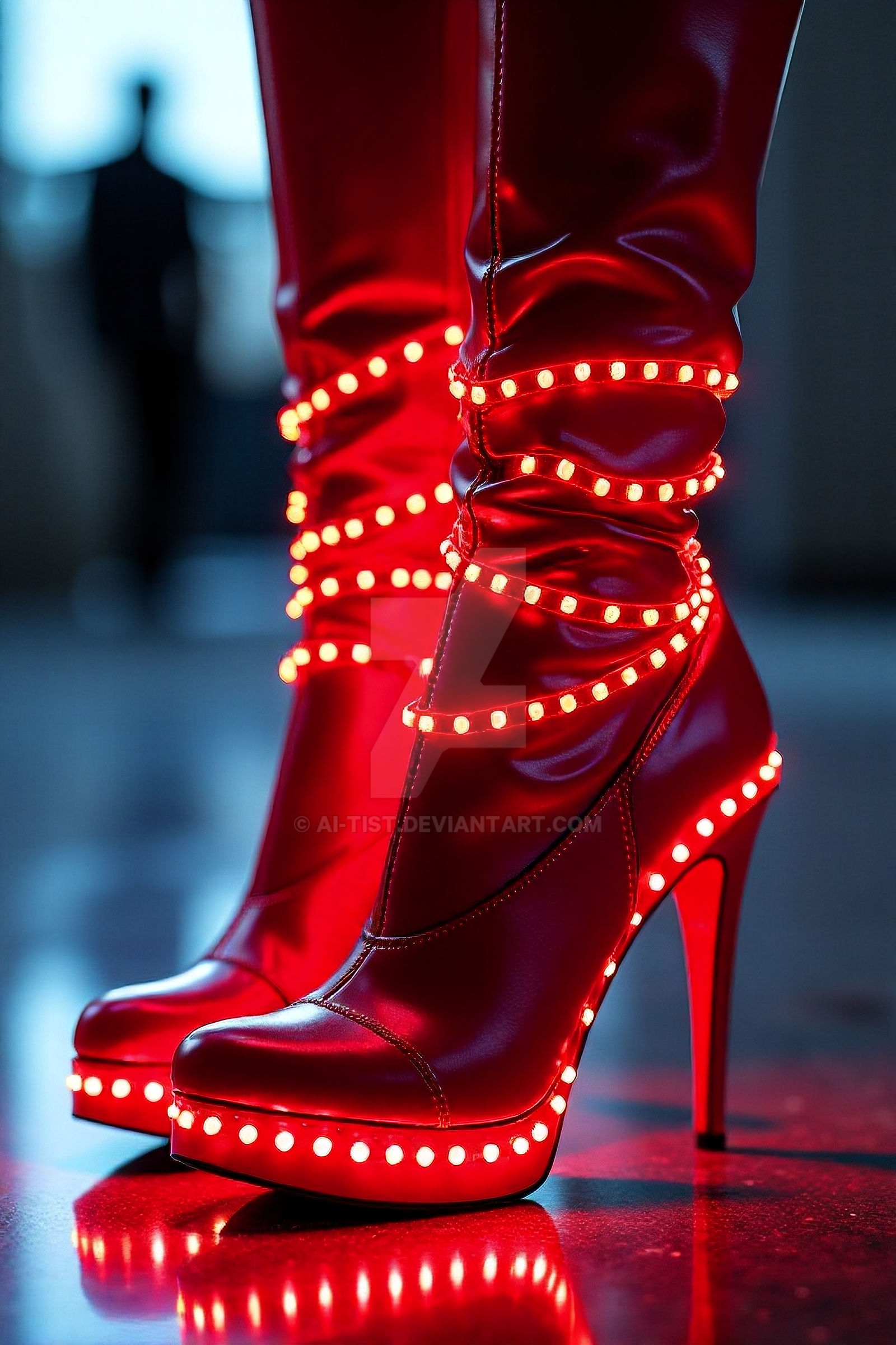 Lighting Boot Illuminated boots by AI-tist on DeviantArt