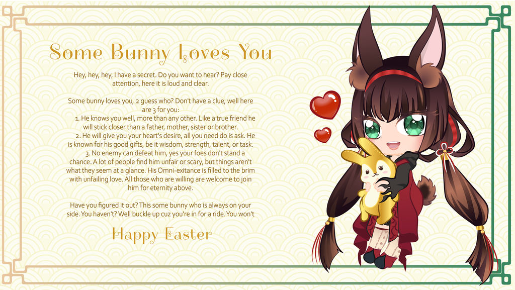 Easter: Some Bunny Loves You by GoldenDragonUdia on DeviantArt