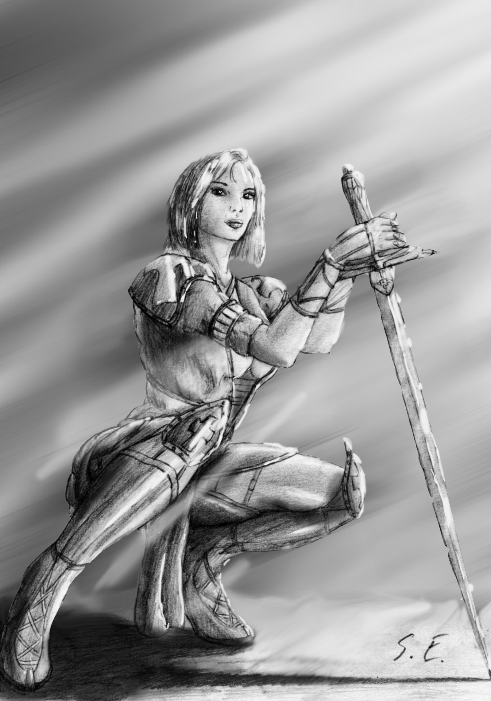Female Templar Knight by adeptus-astrates on DeviantArt