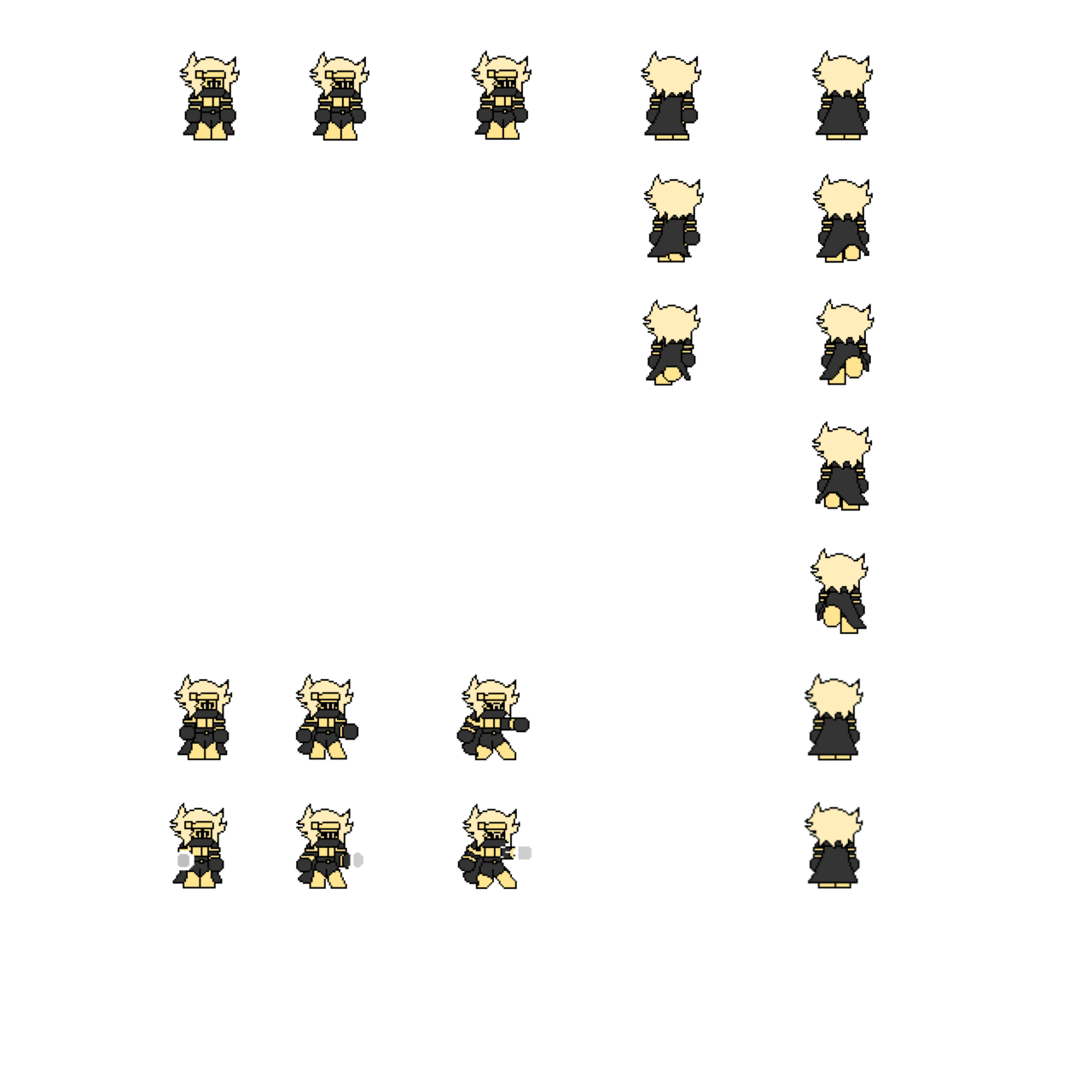 A try at a Golden sprite sheet