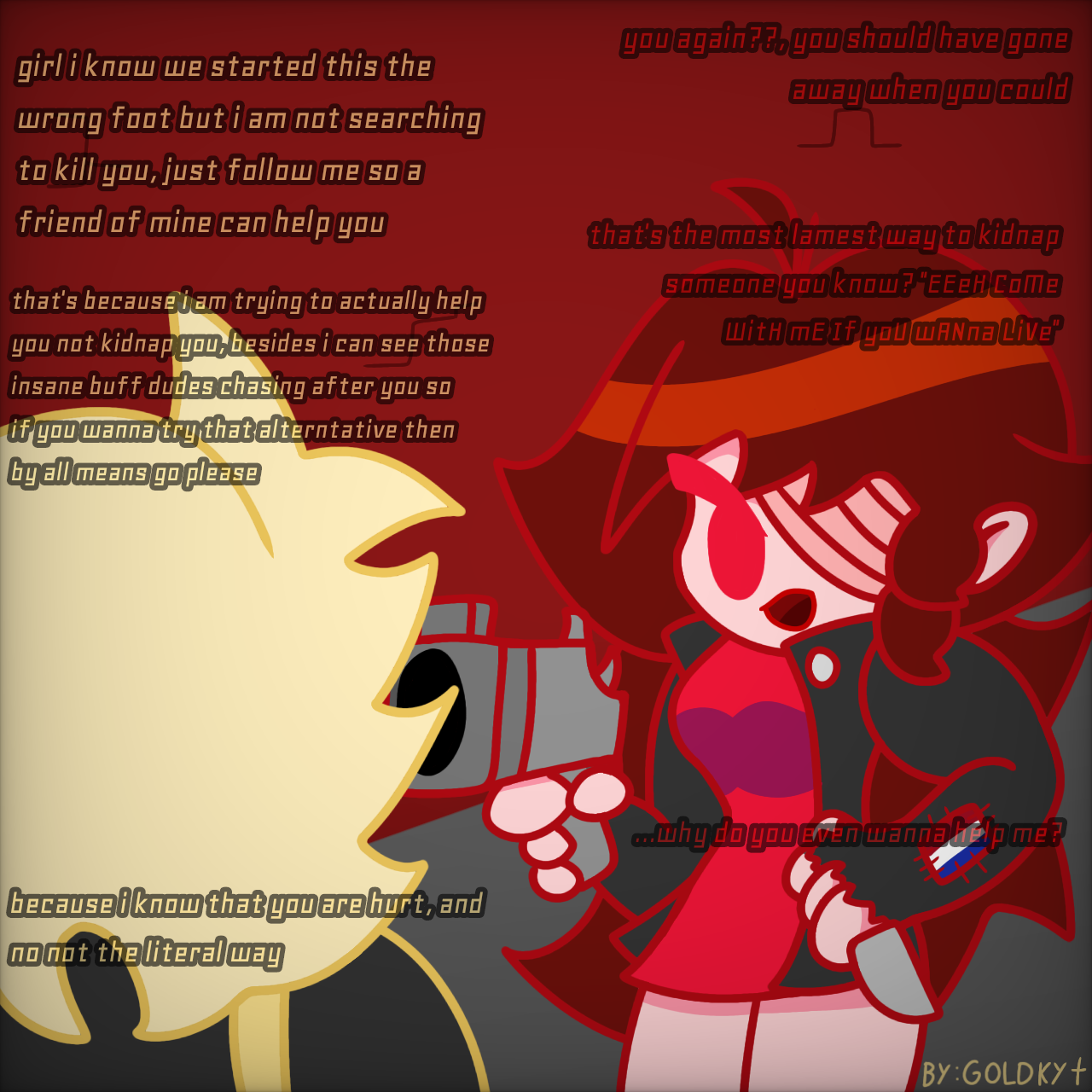 The assasin and the knight (request)