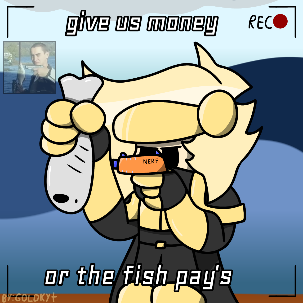 Fish hostage