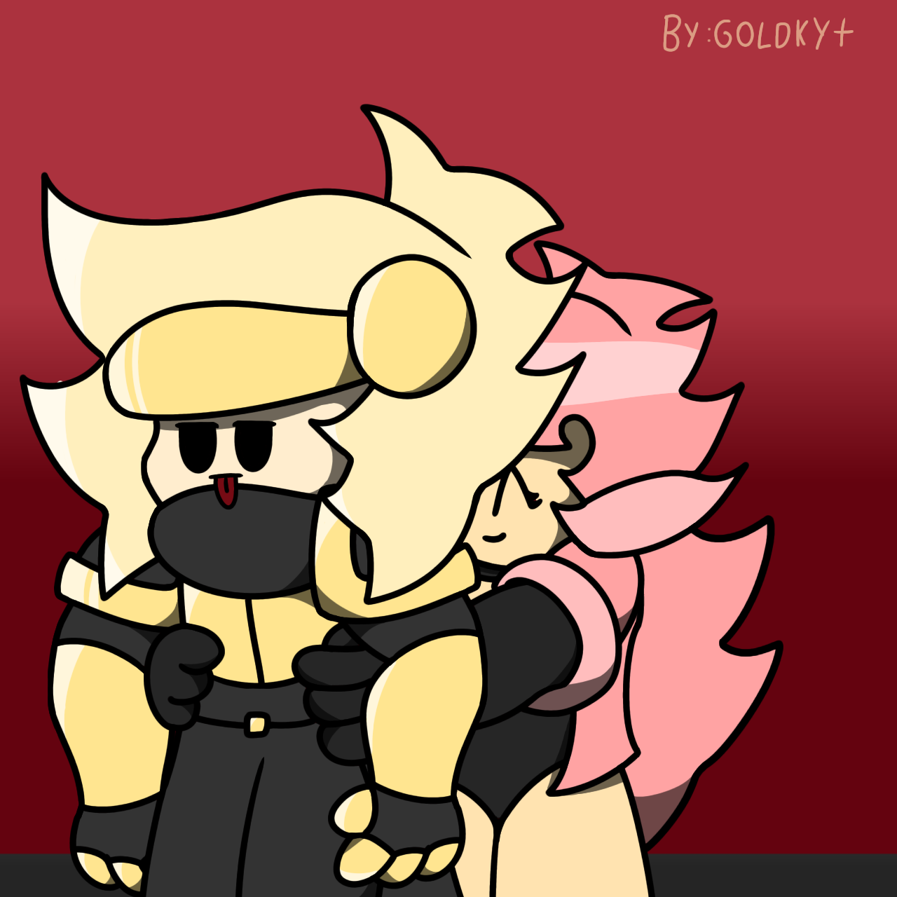 She is showing you his knight friend