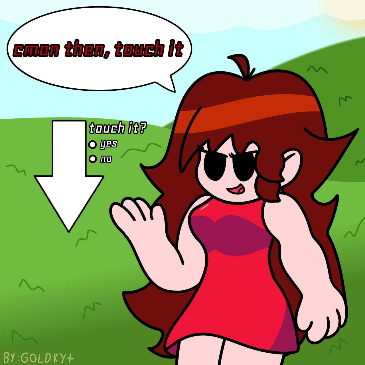 Cmon, touch the green