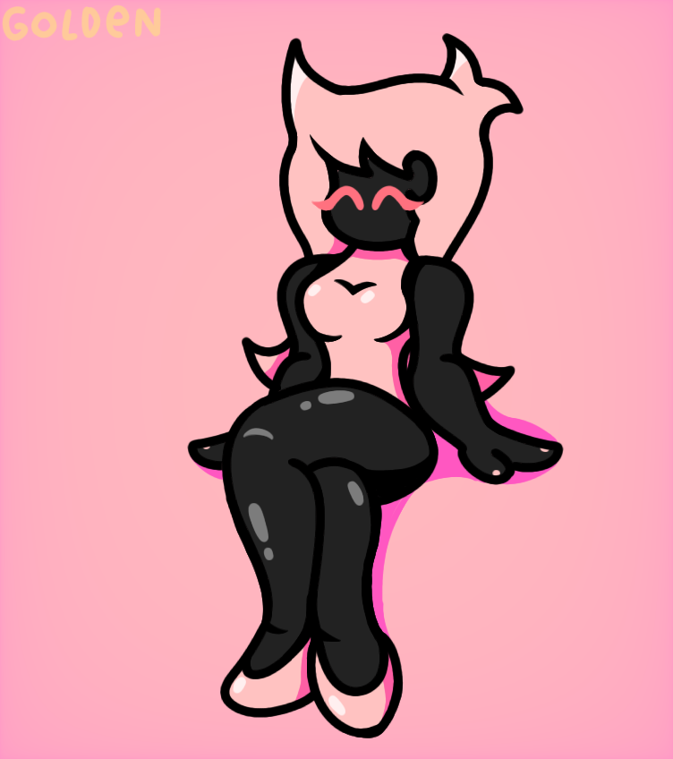 Zoki in a pink dress