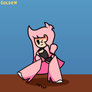 Zoki tapping her feet