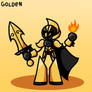 Golden Stick man