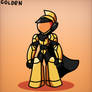 Futuristic Golden knight