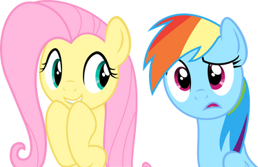 Fluttershy and Rainbow Dash