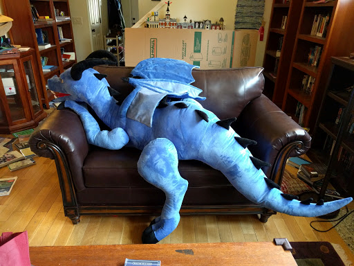 Giant dragon top stuffed animal