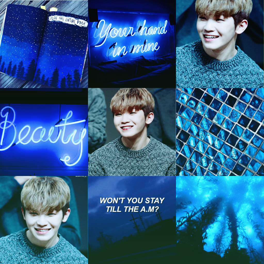 170426 /// LEEJIHOONIE - Dark Blue Moodboard