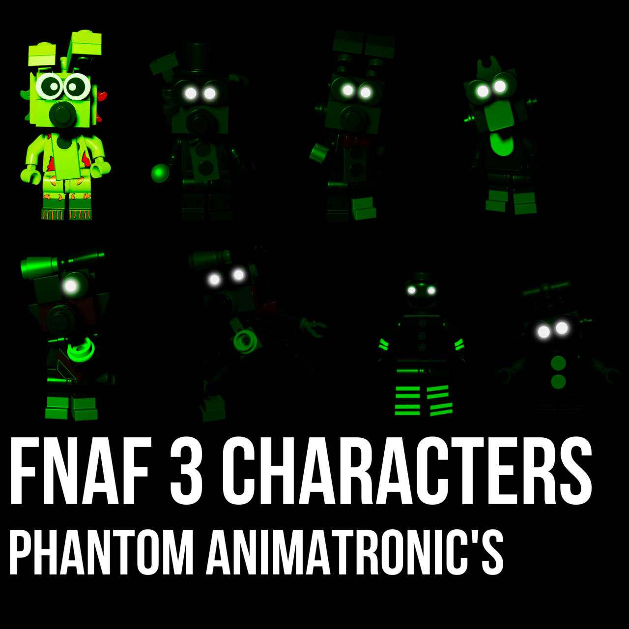 FNaF 3 Custom Wallpaper w/ Phantom Animatronics by AMikels1705 on DeviantArt