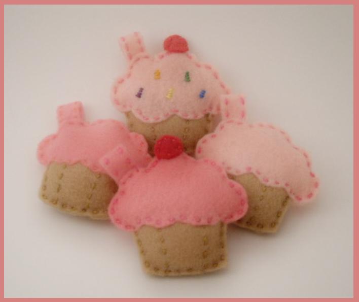 Cupcake Keychains