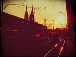 Sunset in Cologne 2.0