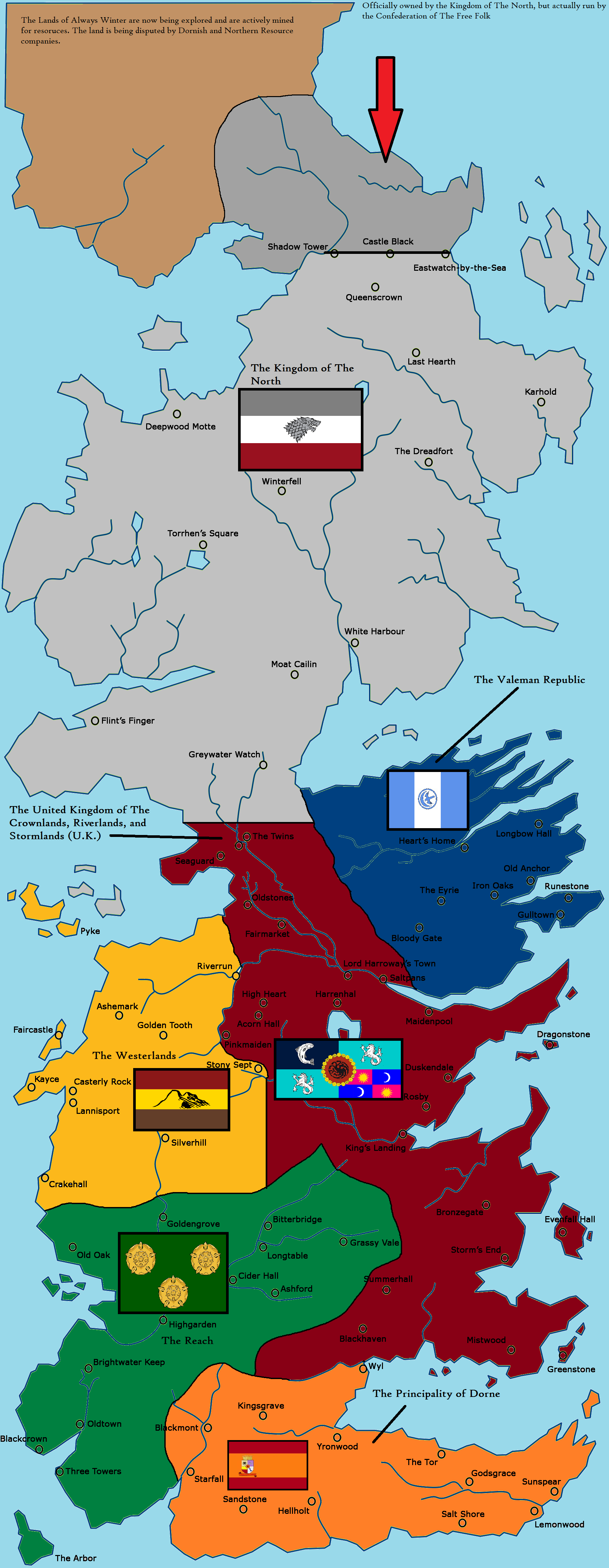 Modern Westeros Map by Claudius42 on DeviantArt