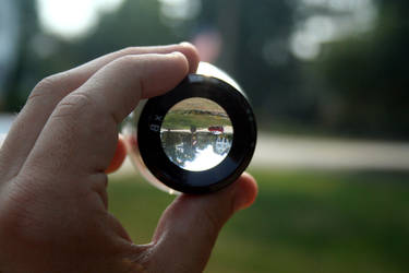 Car Through Lense