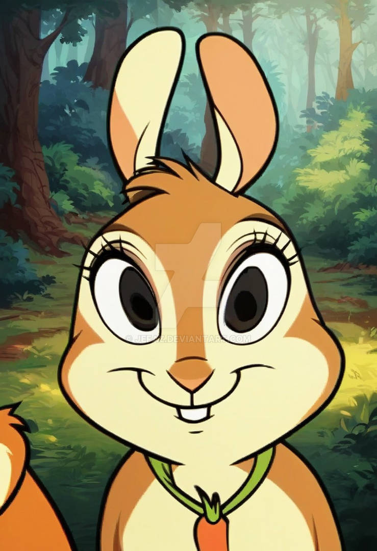 Veronica Rabbit Cartoon Veronicca Rabbit (Unmistakable smile) by jefaz on DeviantArt