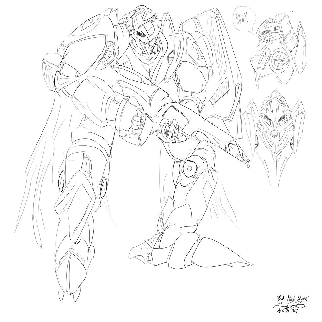 The Mecha Sketchbook - 20 by PlasmaFire3000